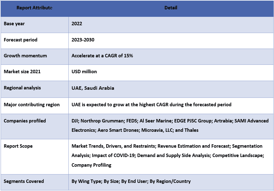 UAE & Saudi Arabia Small UAV Market